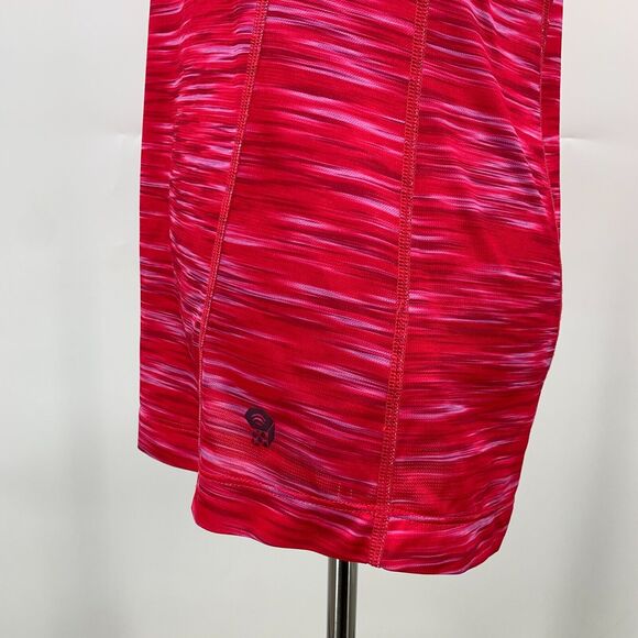 Mountain Hardwear T Shirt Womens S Pink Space Dye Wicked Electric Short Sleeve - Picture 5 of 13